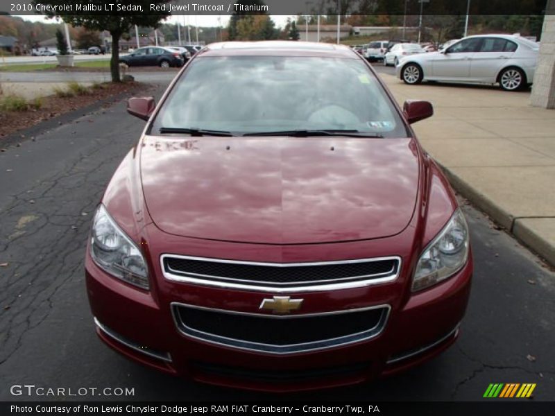 Red Jewel Tintcoat / Titanium 2010 Chevrolet Malibu LT Sedan