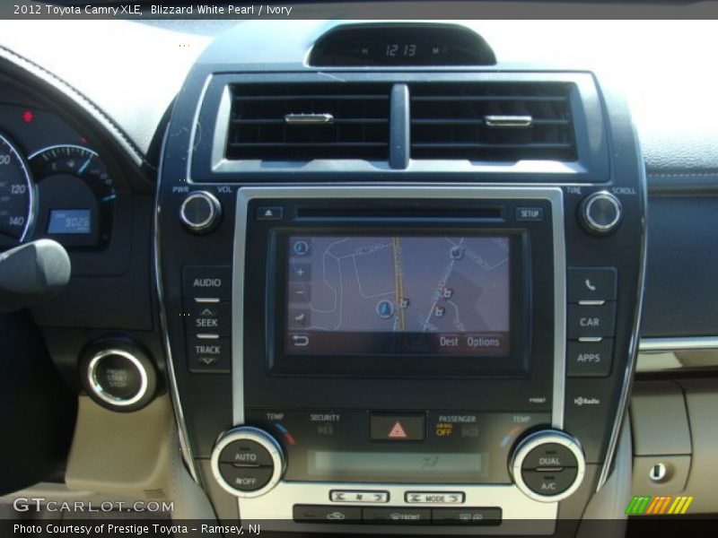 Blizzard White Pearl / Ivory 2012 Toyota Camry XLE