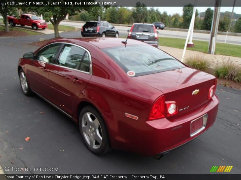 Red Jewel Tintcoat / Titanium 2010 Chevrolet Malibu LT Sedan