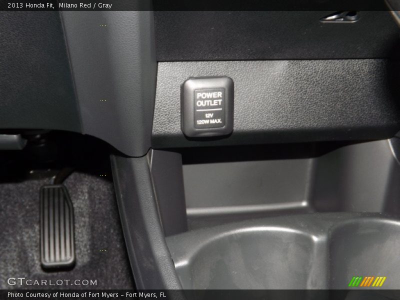 Milano Red / Gray 2013 Honda Fit