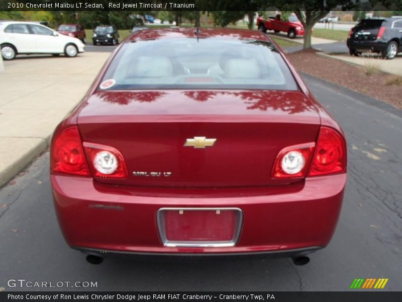 Red Jewel Tintcoat / Titanium 2010 Chevrolet Malibu LT Sedan