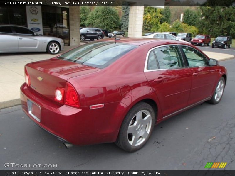 Red Jewel Tintcoat / Titanium 2010 Chevrolet Malibu LT Sedan