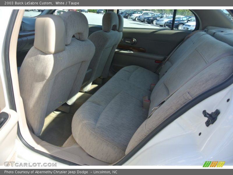 White / Taupe 2003 Buick LeSabre Custom