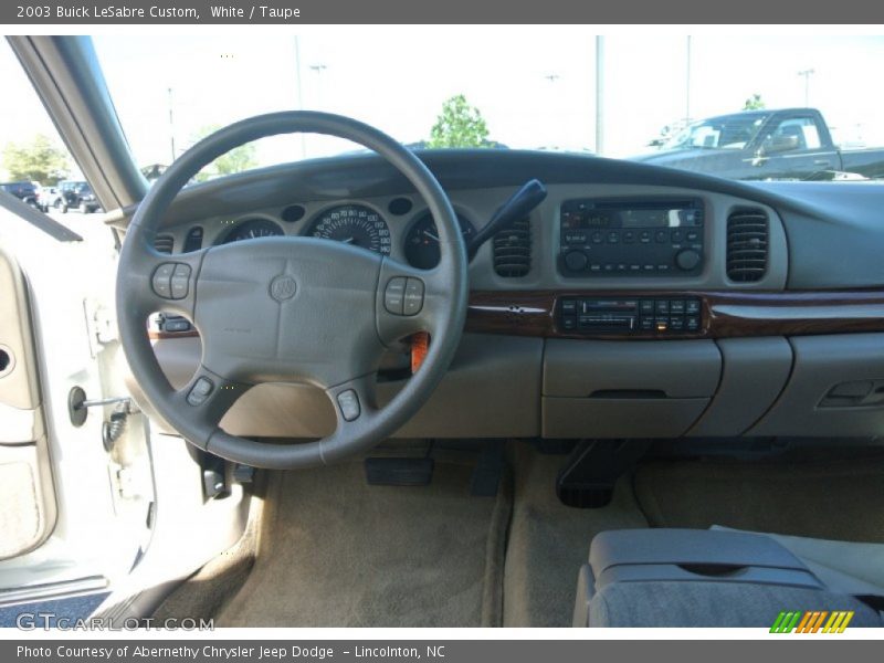 White / Taupe 2003 Buick LeSabre Custom