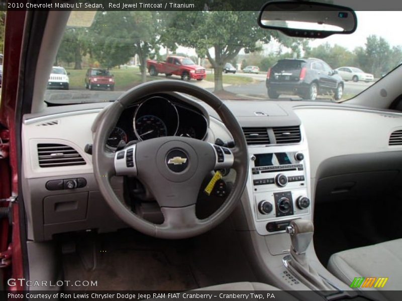 Red Jewel Tintcoat / Titanium 2010 Chevrolet Malibu LT Sedan