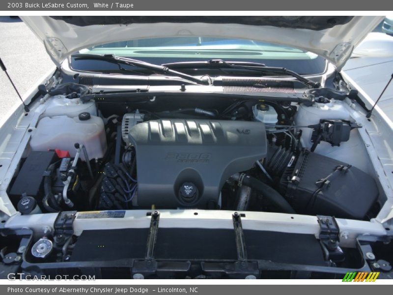 White / Taupe 2003 Buick LeSabre Custom