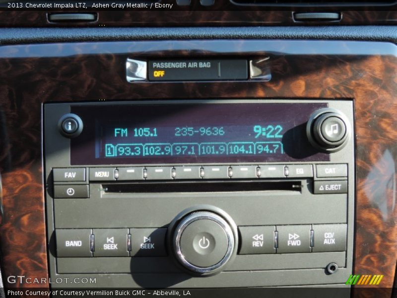 Ashen Gray Metallic / Ebony 2013 Chevrolet Impala LTZ