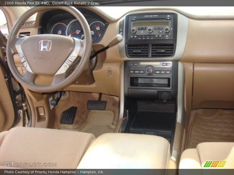 Desert Rock Metallic / Gray 2006 Honda Pilot EX 4WD