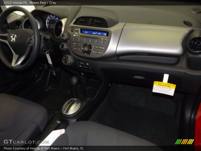 Milano Red / Gray 2013 Honda Fit