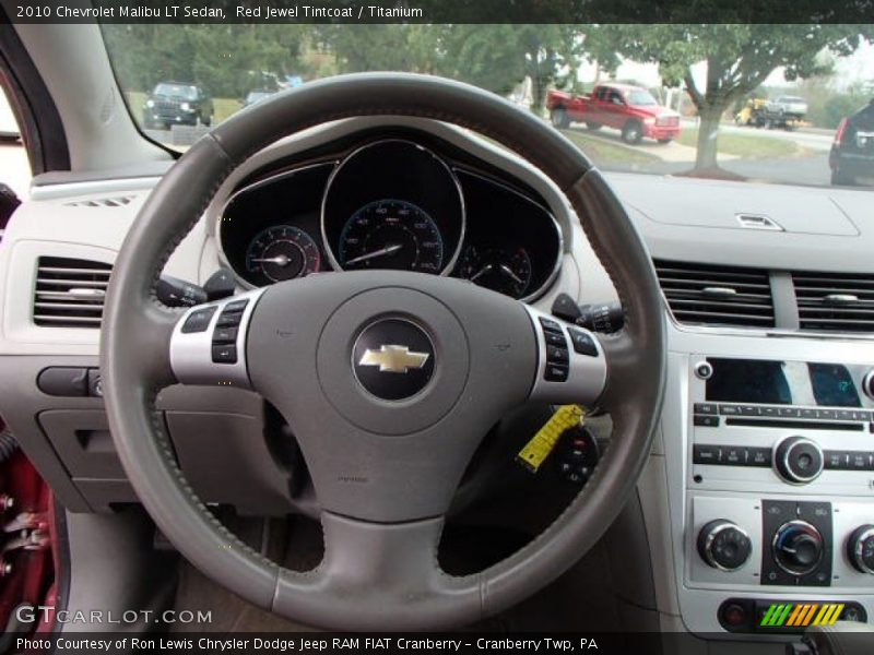 Red Jewel Tintcoat / Titanium 2010 Chevrolet Malibu LT Sedan