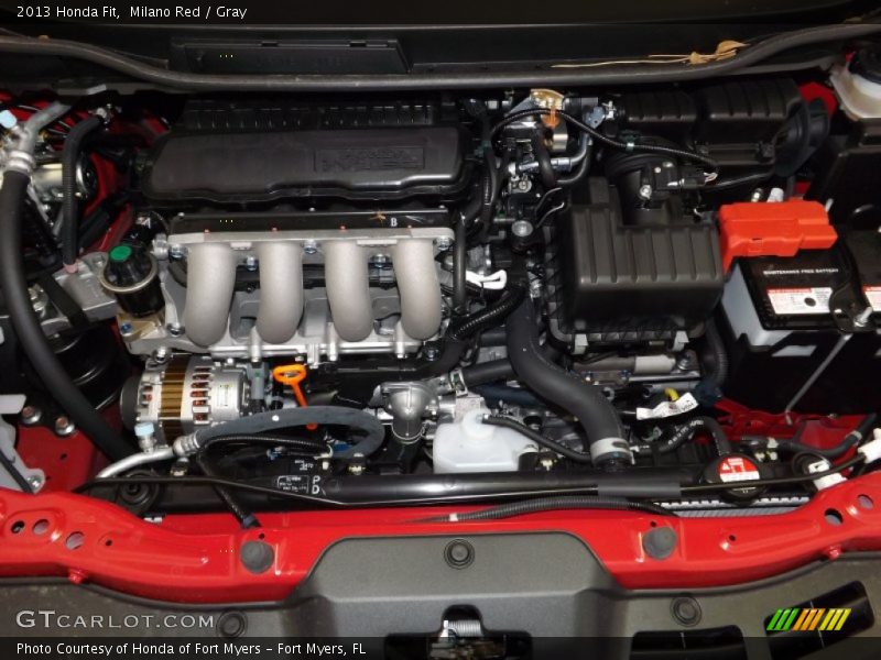 Milano Red / Gray 2013 Honda Fit