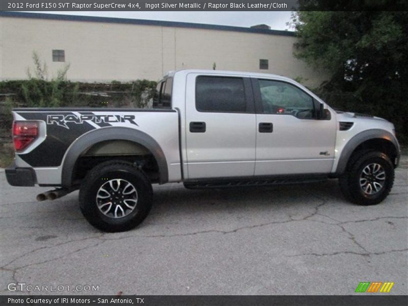 Ingot Silver Metallic / Raptor Black Leather/Cloth 2012 Ford F150 SVT Raptor SuperCrew 4x4