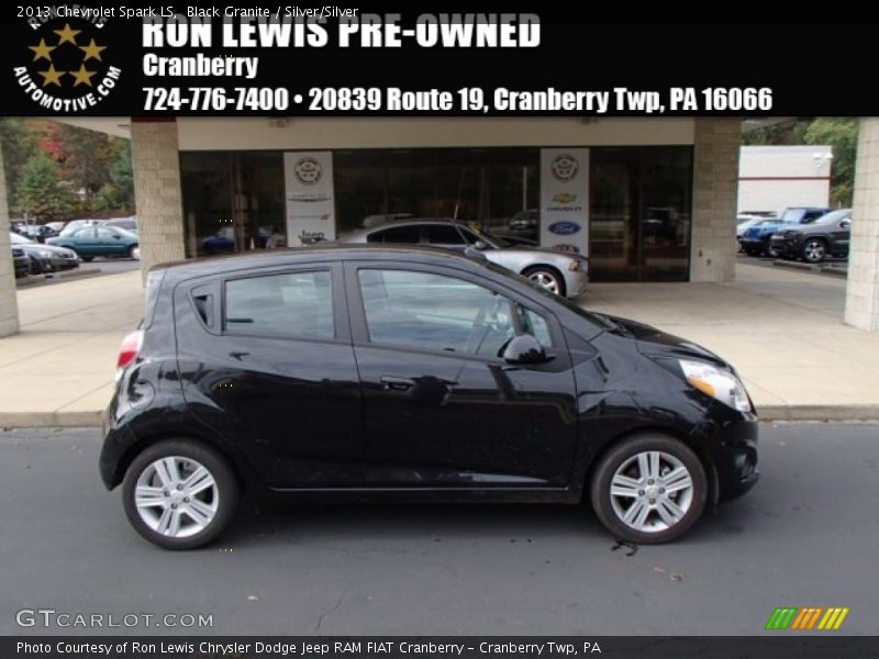 Black Granite / Silver/Silver 2013 Chevrolet Spark LS