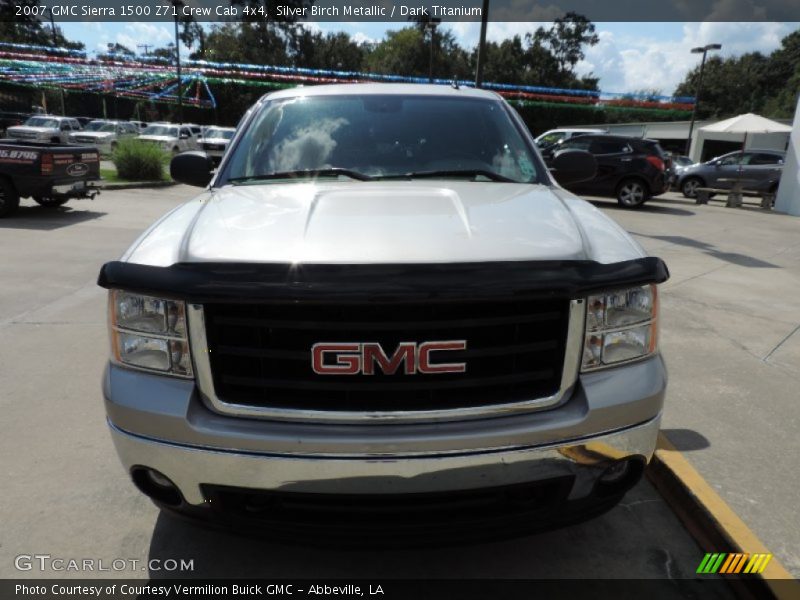 Silver Birch Metallic / Dark Titanium 2007 GMC Sierra 1500 Z71 Crew Cab 4x4