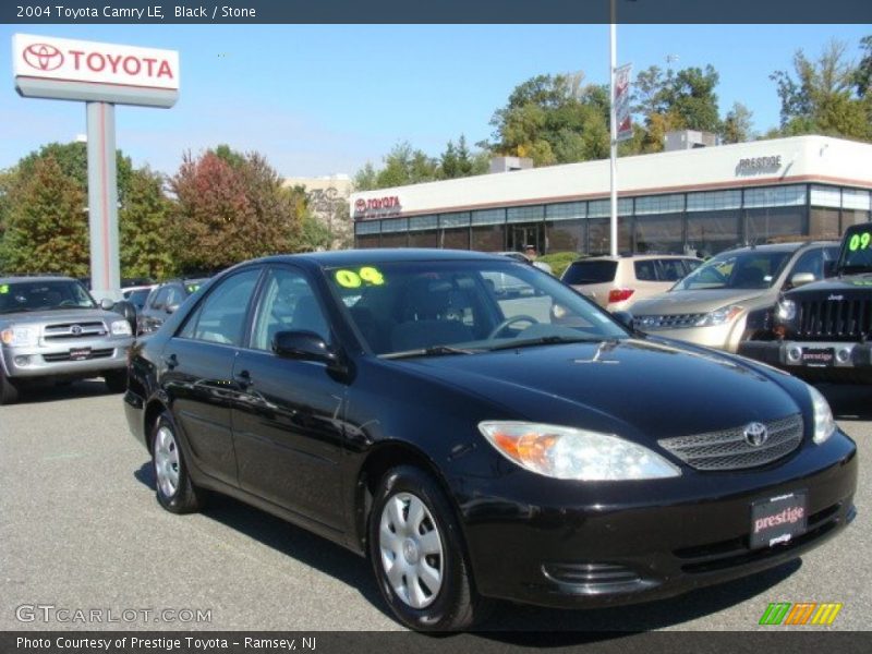 Black / Stone 2004 Toyota Camry LE