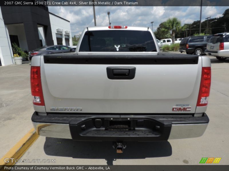 Silver Birch Metallic / Dark Titanium 2007 GMC Sierra 1500 Z71 Crew Cab 4x4