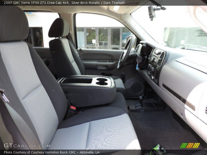 Silver Birch Metallic / Dark Titanium 2007 GMC Sierra 1500 Z71 Crew Cab 4x4