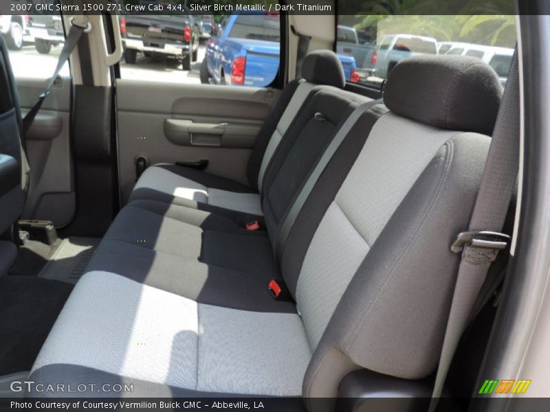 Silver Birch Metallic / Dark Titanium 2007 GMC Sierra 1500 Z71 Crew Cab 4x4