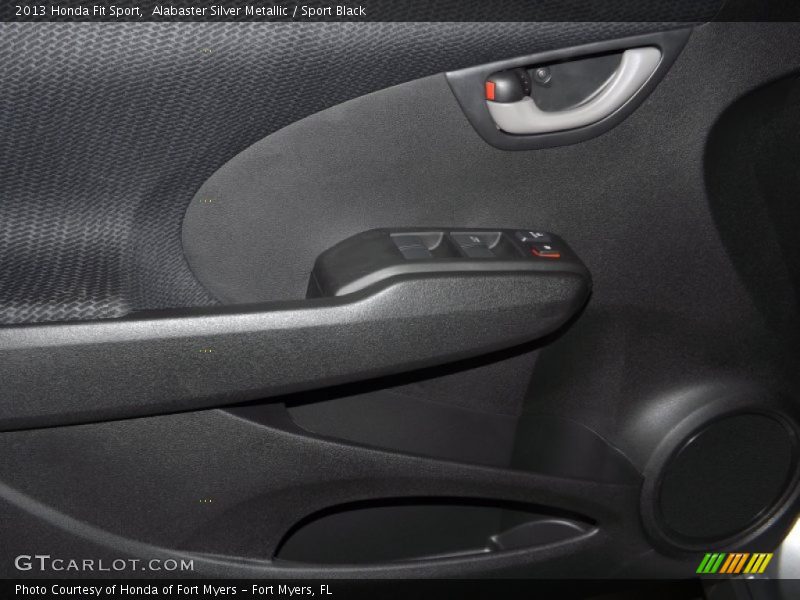 Alabaster Silver Metallic / Sport Black 2013 Honda Fit Sport