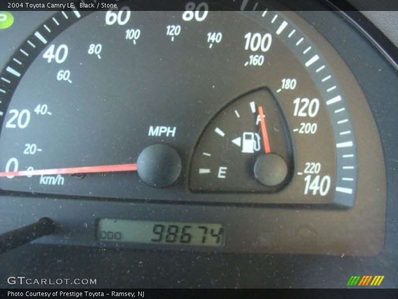 Black / Stone 2004 Toyota Camry LE