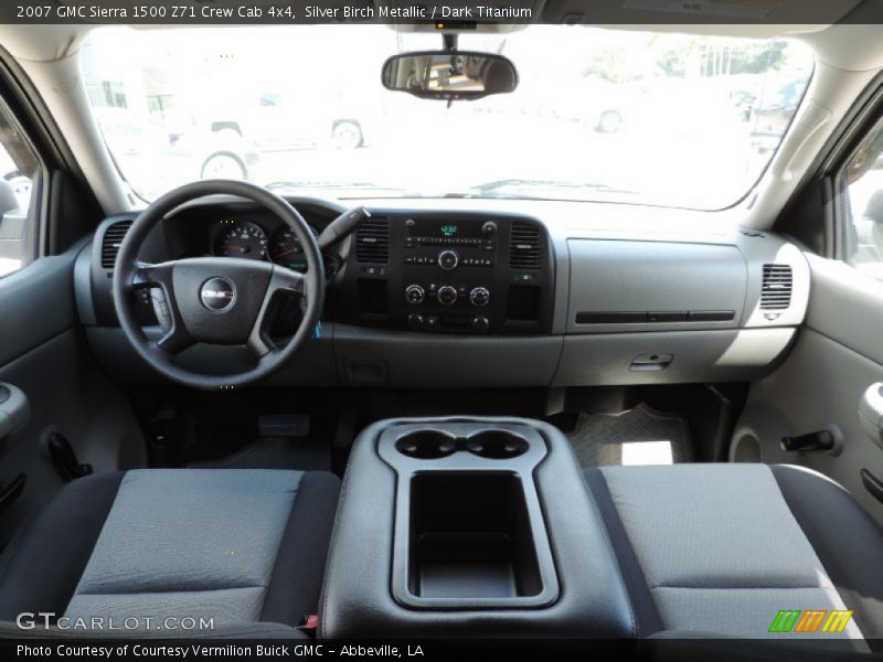 Silver Birch Metallic / Dark Titanium 2007 GMC Sierra 1500 Z71 Crew Cab 4x4