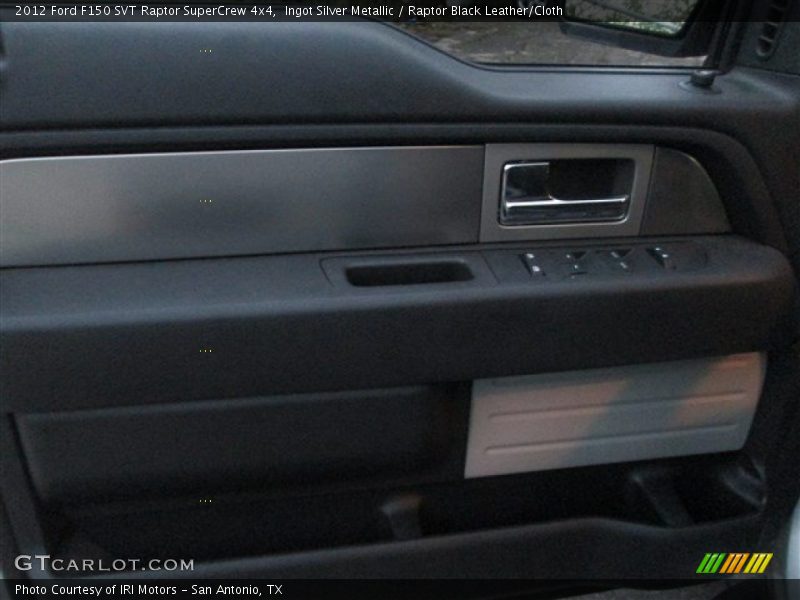 Ingot Silver Metallic / Raptor Black Leather/Cloth 2012 Ford F150 SVT Raptor SuperCrew 4x4