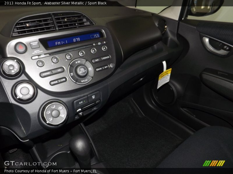 Alabaster Silver Metallic / Sport Black 2013 Honda Fit Sport
