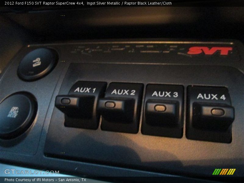 Ingot Silver Metallic / Raptor Black Leather/Cloth 2012 Ford F150 SVT Raptor SuperCrew 4x4
