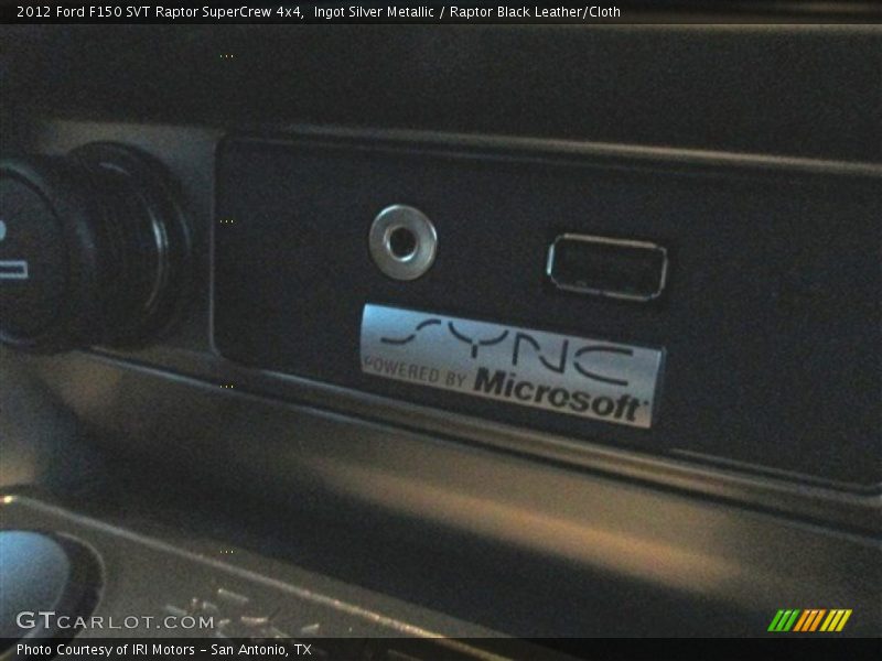 Ingot Silver Metallic / Raptor Black Leather/Cloth 2012 Ford F150 SVT Raptor SuperCrew 4x4