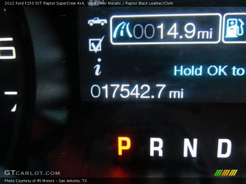 Ingot Silver Metallic / Raptor Black Leather/Cloth 2012 Ford F150 SVT Raptor SuperCrew 4x4