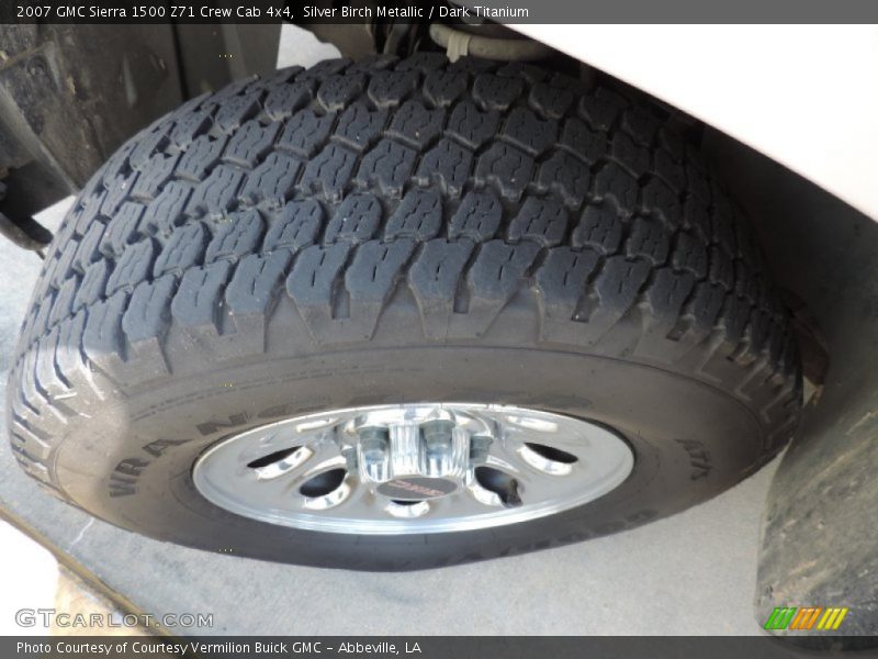 Silver Birch Metallic / Dark Titanium 2007 GMC Sierra 1500 Z71 Crew Cab 4x4
