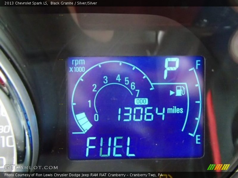 Black Granite / Silver/Silver 2013 Chevrolet Spark LS