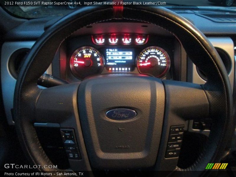 Ingot Silver Metallic / Raptor Black Leather/Cloth 2012 Ford F150 SVT Raptor SuperCrew 4x4