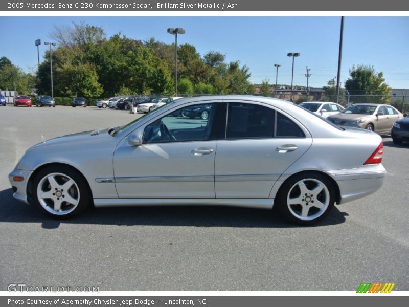 Brilliant Silver Metallic / Ash 2005 Mercedes-Benz C 230 Kompressor Sedan