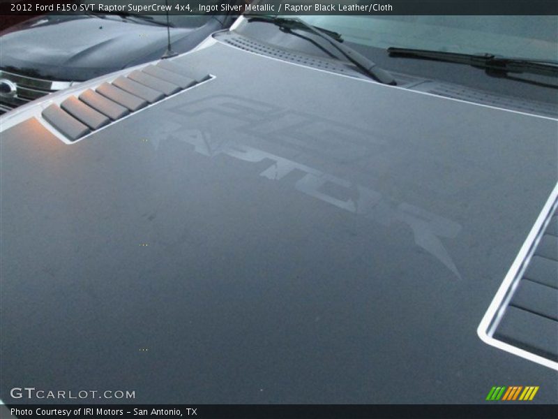 Ingot Silver Metallic / Raptor Black Leather/Cloth 2012 Ford F150 SVT Raptor SuperCrew 4x4