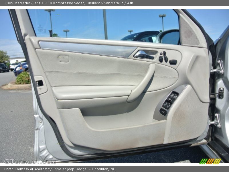 Brilliant Silver Metallic / Ash 2005 Mercedes-Benz C 230 Kompressor Sedan
