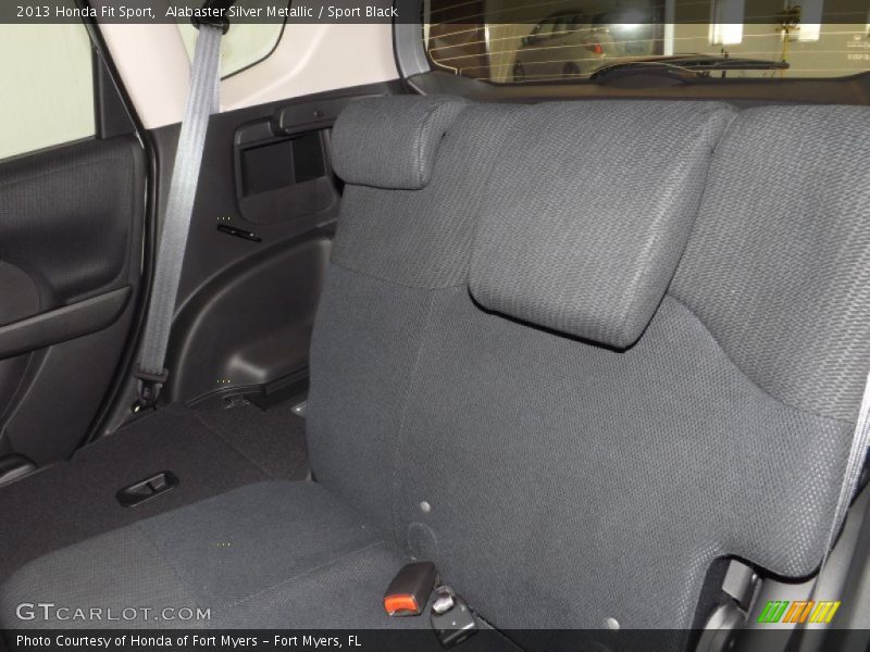 Alabaster Silver Metallic / Sport Black 2013 Honda Fit Sport