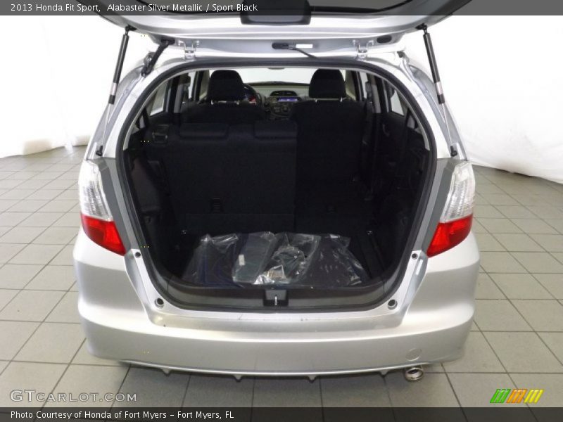 Alabaster Silver Metallic / Sport Black 2013 Honda Fit Sport