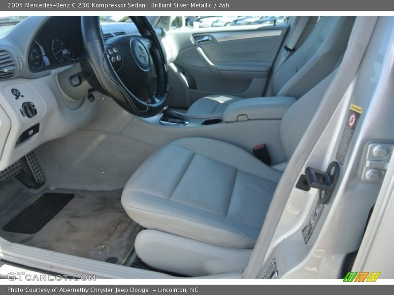 Brilliant Silver Metallic / Ash 2005 Mercedes-Benz C 230 Kompressor Sedan