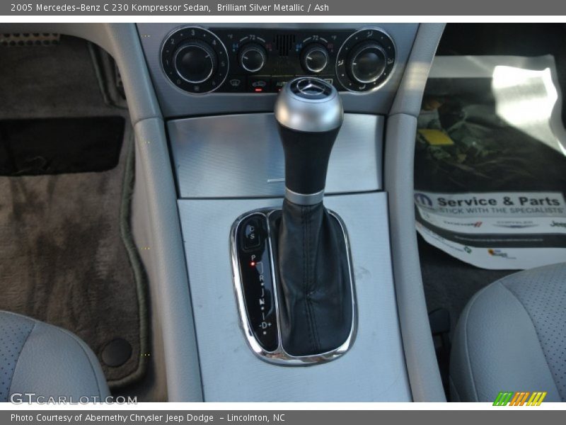 Brilliant Silver Metallic / Ash 2005 Mercedes-Benz C 230 Kompressor Sedan