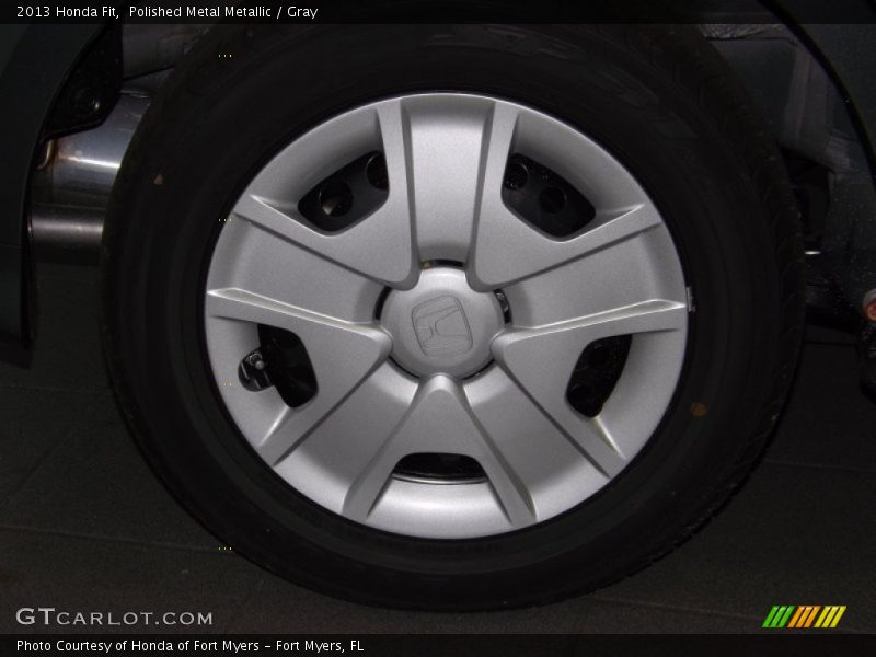 Polished Metal Metallic / Gray 2013 Honda Fit