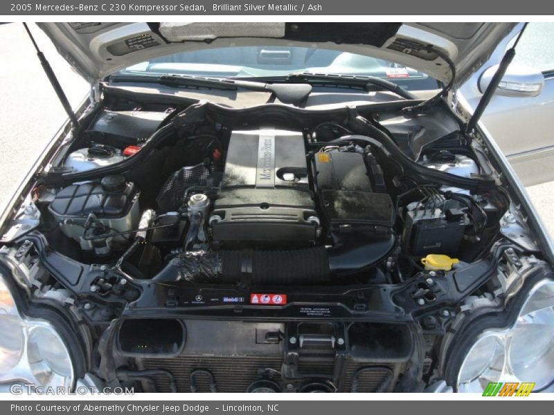 Brilliant Silver Metallic / Ash 2005 Mercedes-Benz C 230 Kompressor Sedan
