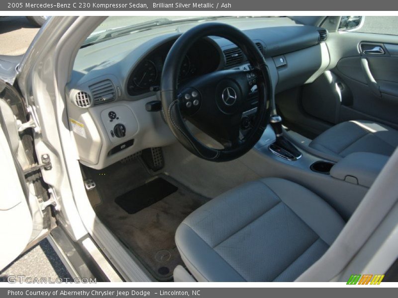 Brilliant Silver Metallic / Ash 2005 Mercedes-Benz C 230 Kompressor Sedan