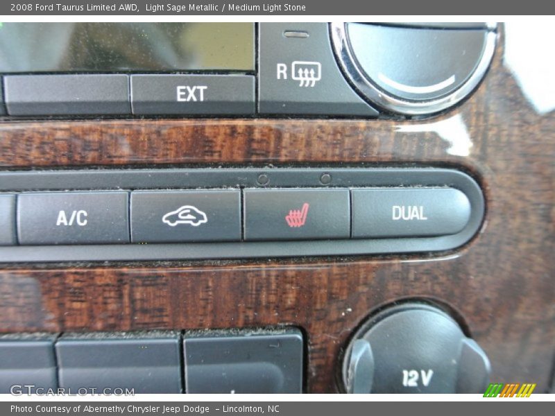 Light Sage Metallic / Medium Light Stone 2008 Ford Taurus Limited AWD