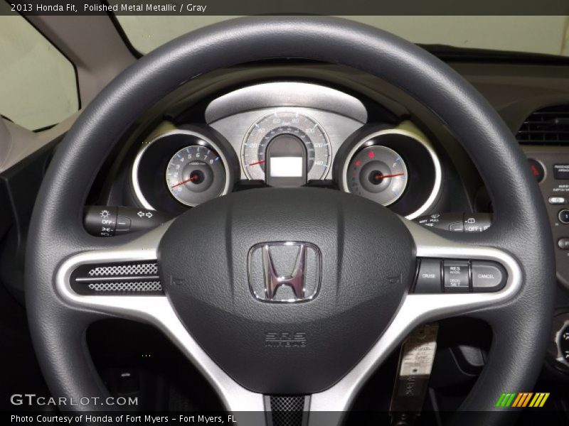 Polished Metal Metallic / Gray 2013 Honda Fit