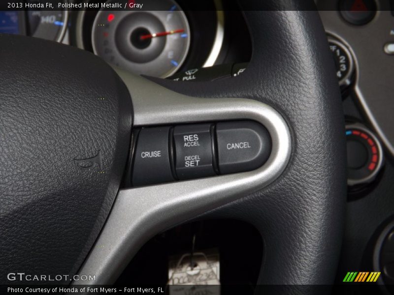 Polished Metal Metallic / Gray 2013 Honda Fit