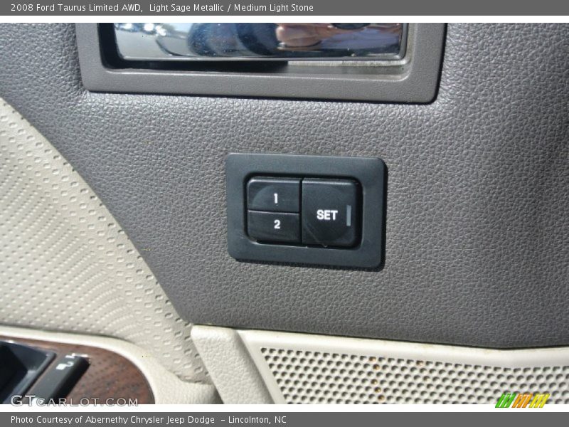 Light Sage Metallic / Medium Light Stone 2008 Ford Taurus Limited AWD