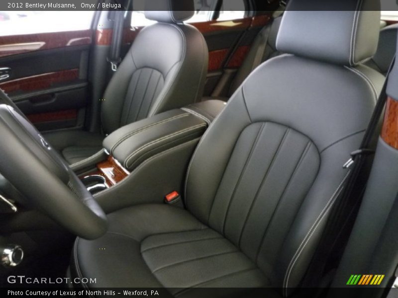 Front Seat of 2012 Mulsanne 
