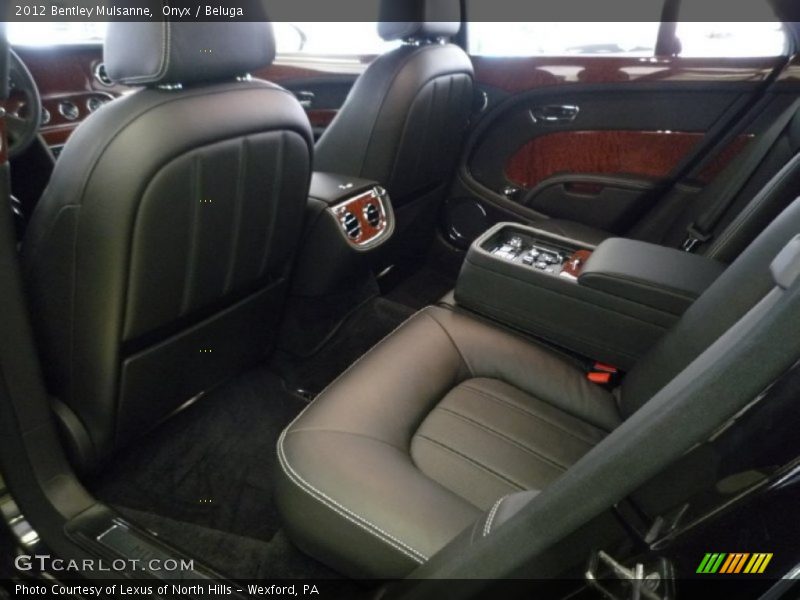Rear Seat of 2012 Mulsanne 