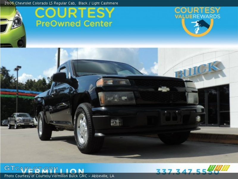 Black / Light Cashmere 2006 Chevrolet Colorado LS Regular Cab